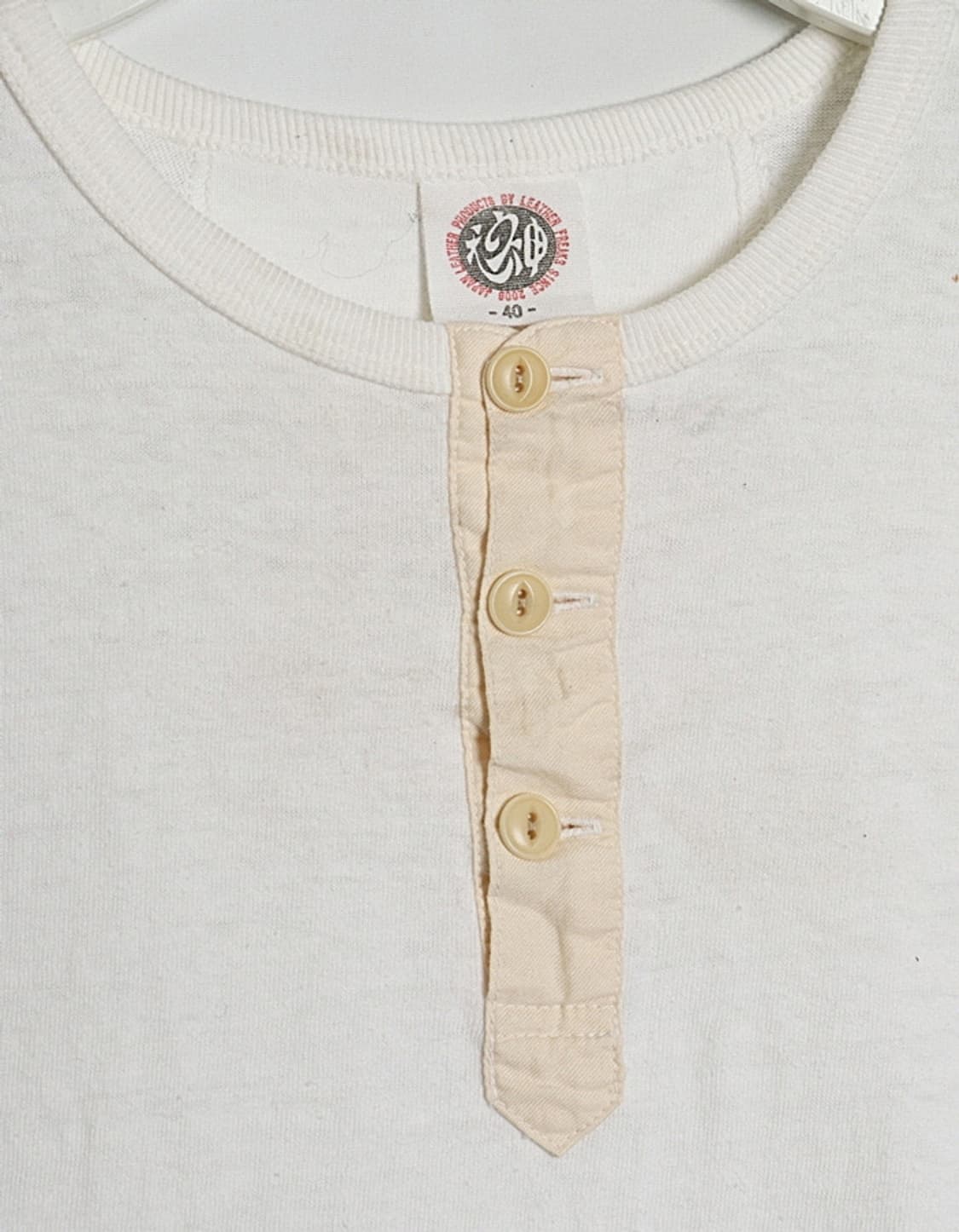 Tenjin Works LEAHTER FREAKS Henley Shirt 상품이미지2