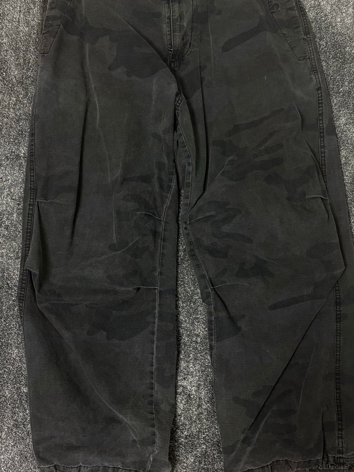 해칭룸 x surl 스노우 팬츠 다이드 카모 블랙3 상품이미지2