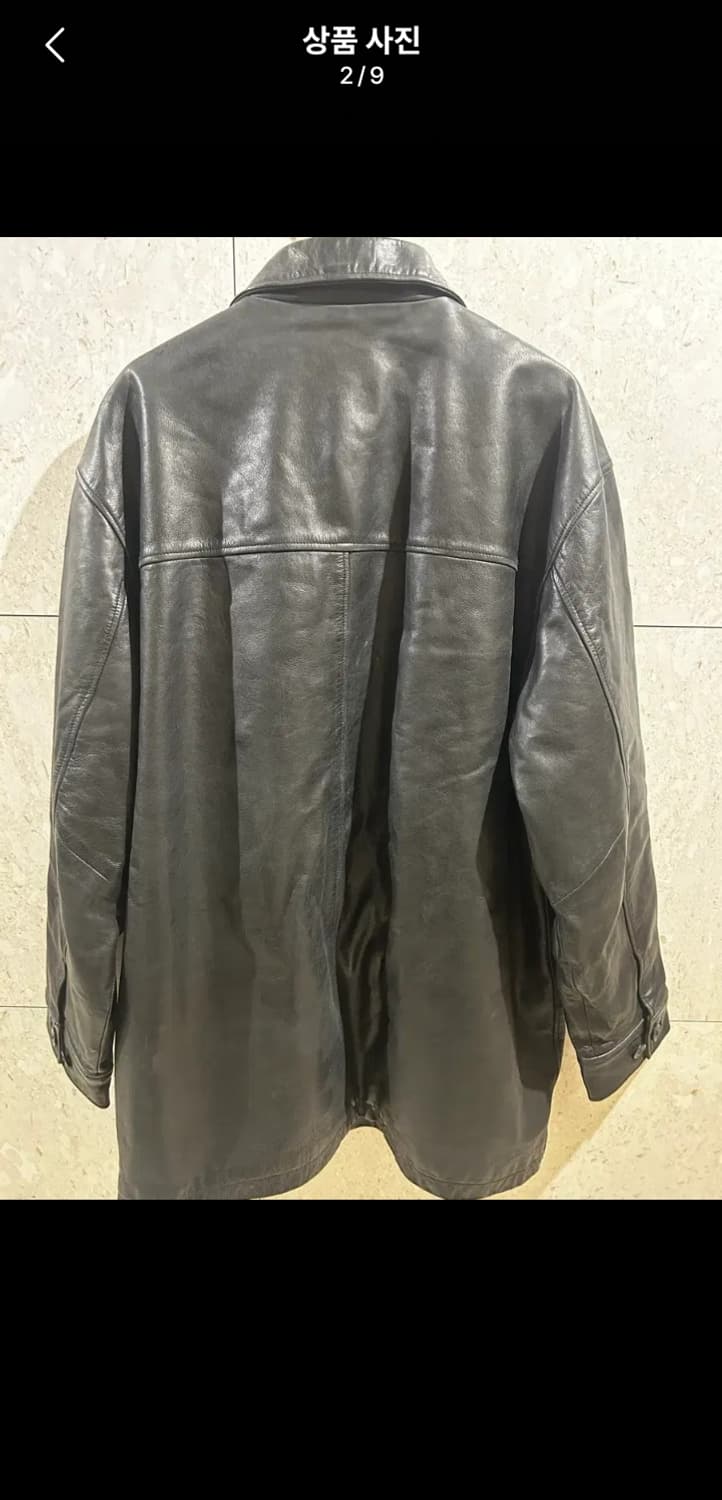 올드갭 레더 카코트 팝니다 상품이미지2