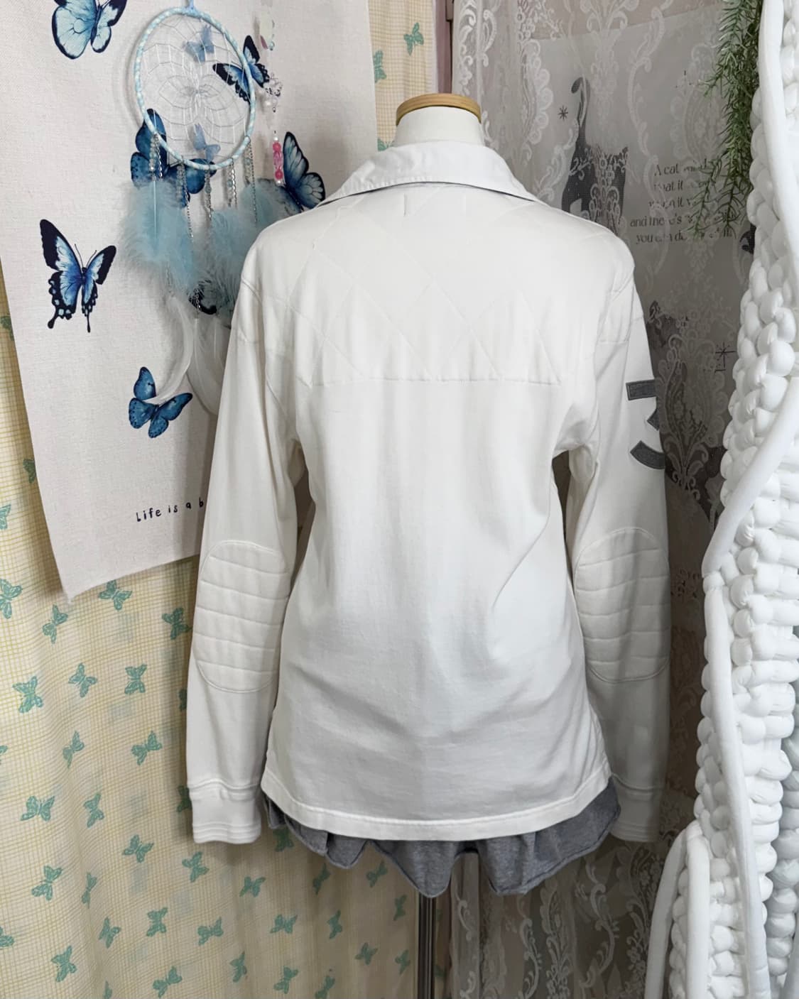 폴로 랄프로렌 화이트 카라 티셔츠 상품이미지6