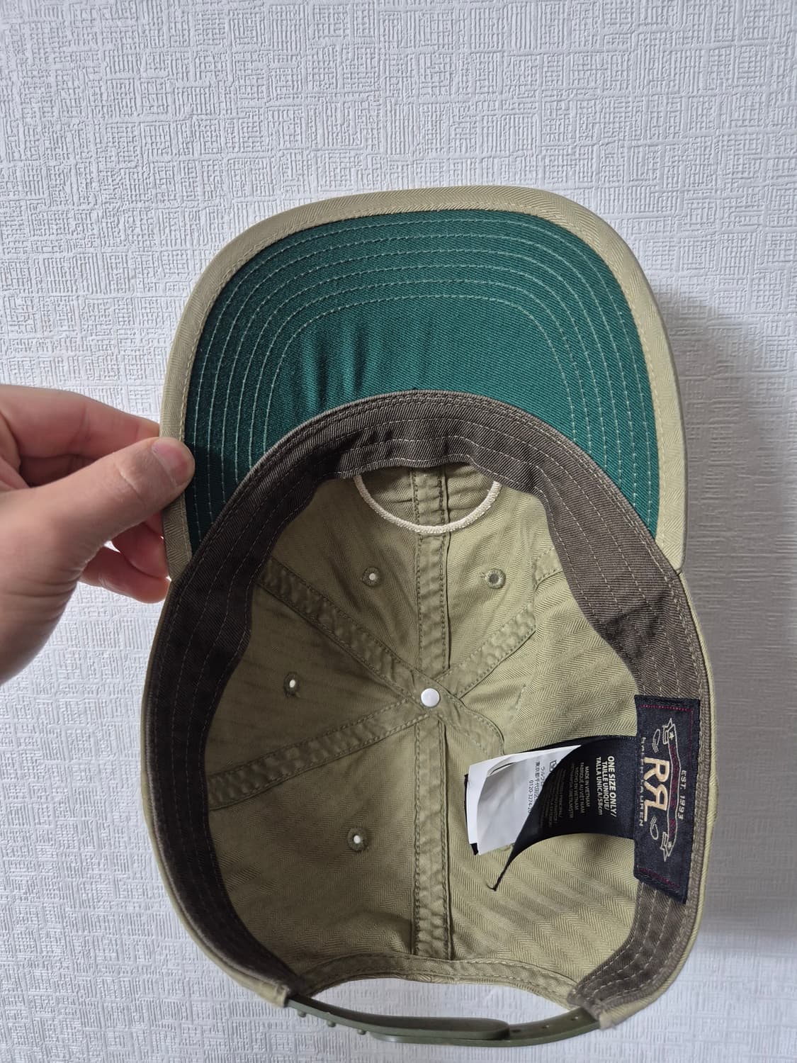 rrl 윙 볼캡 올리브 상품이미지3