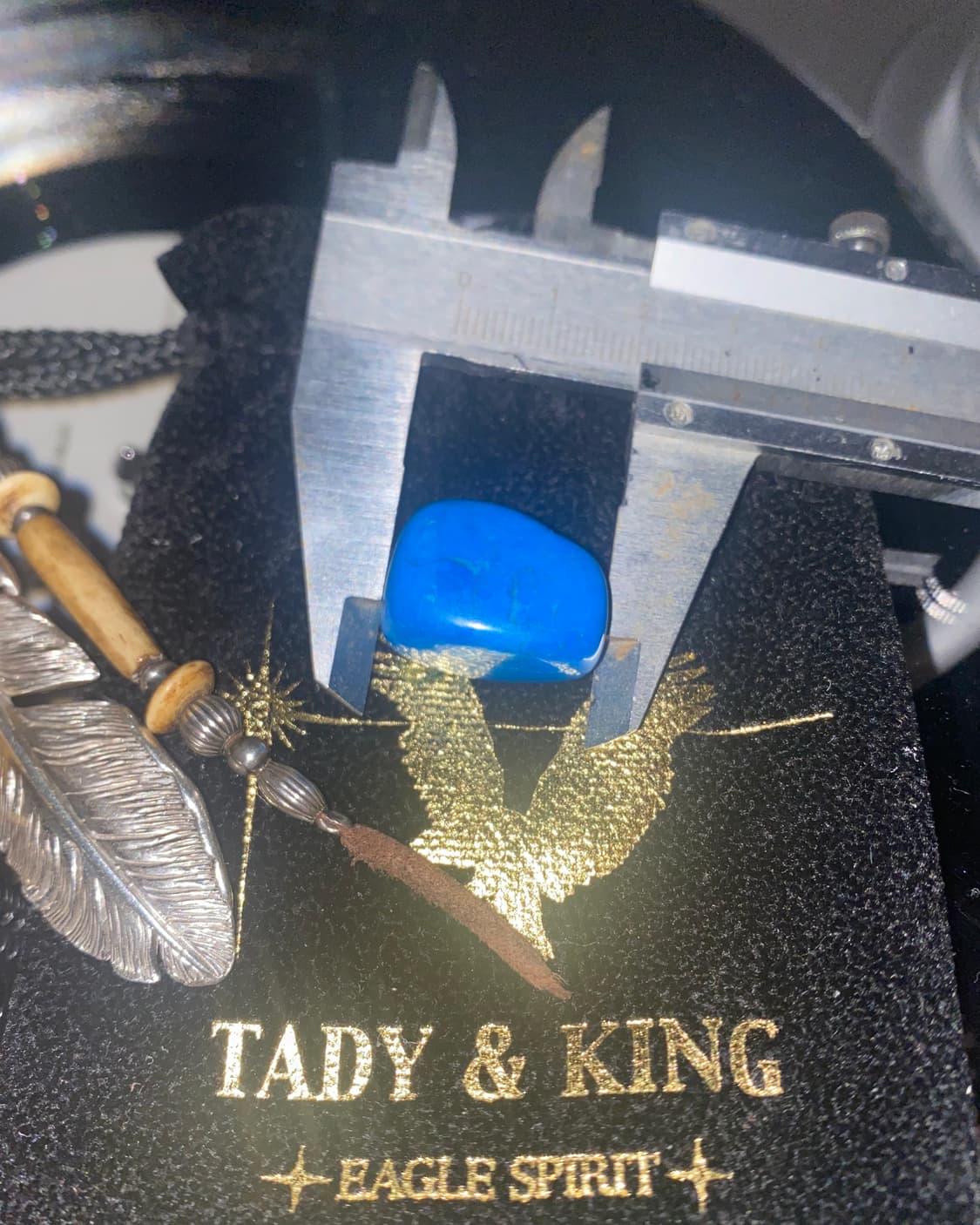 [초희귀—!] 터키석 비즈 특대(22mm) 상품이미지1