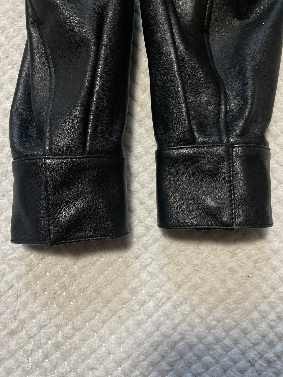 TONY WACK 토니웩 2WAY 램스킨 양가죽 레더 블루종 자켓 상품이미지8