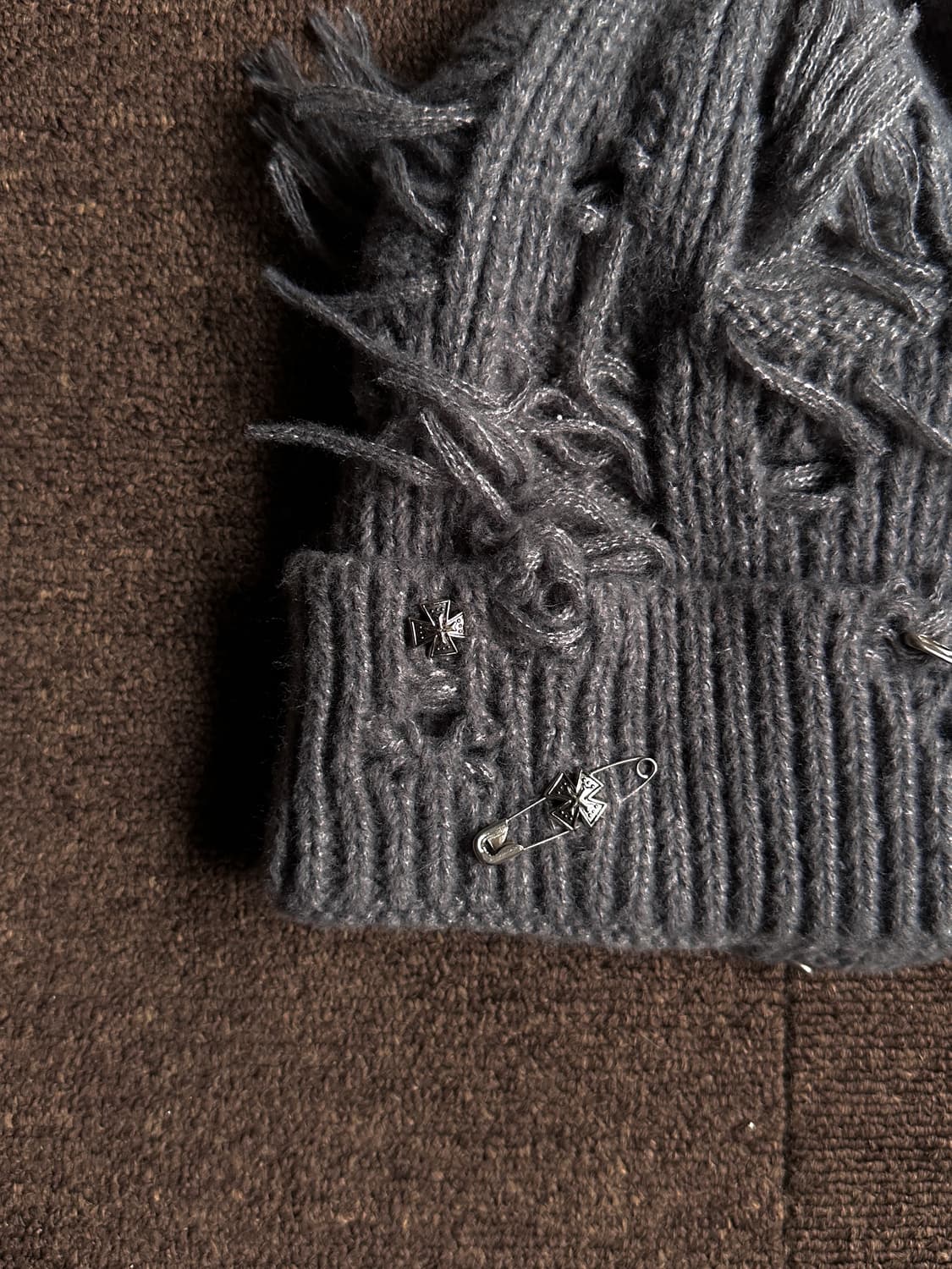 비즈 그런지 비니 Gray 상품이미지9