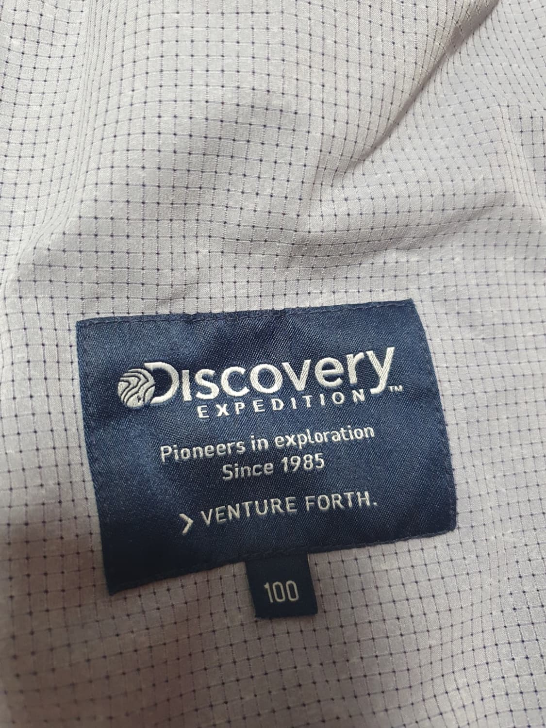 디스커버리 헤링본 네이비 블루종 자켓 남성100 상품이미지6