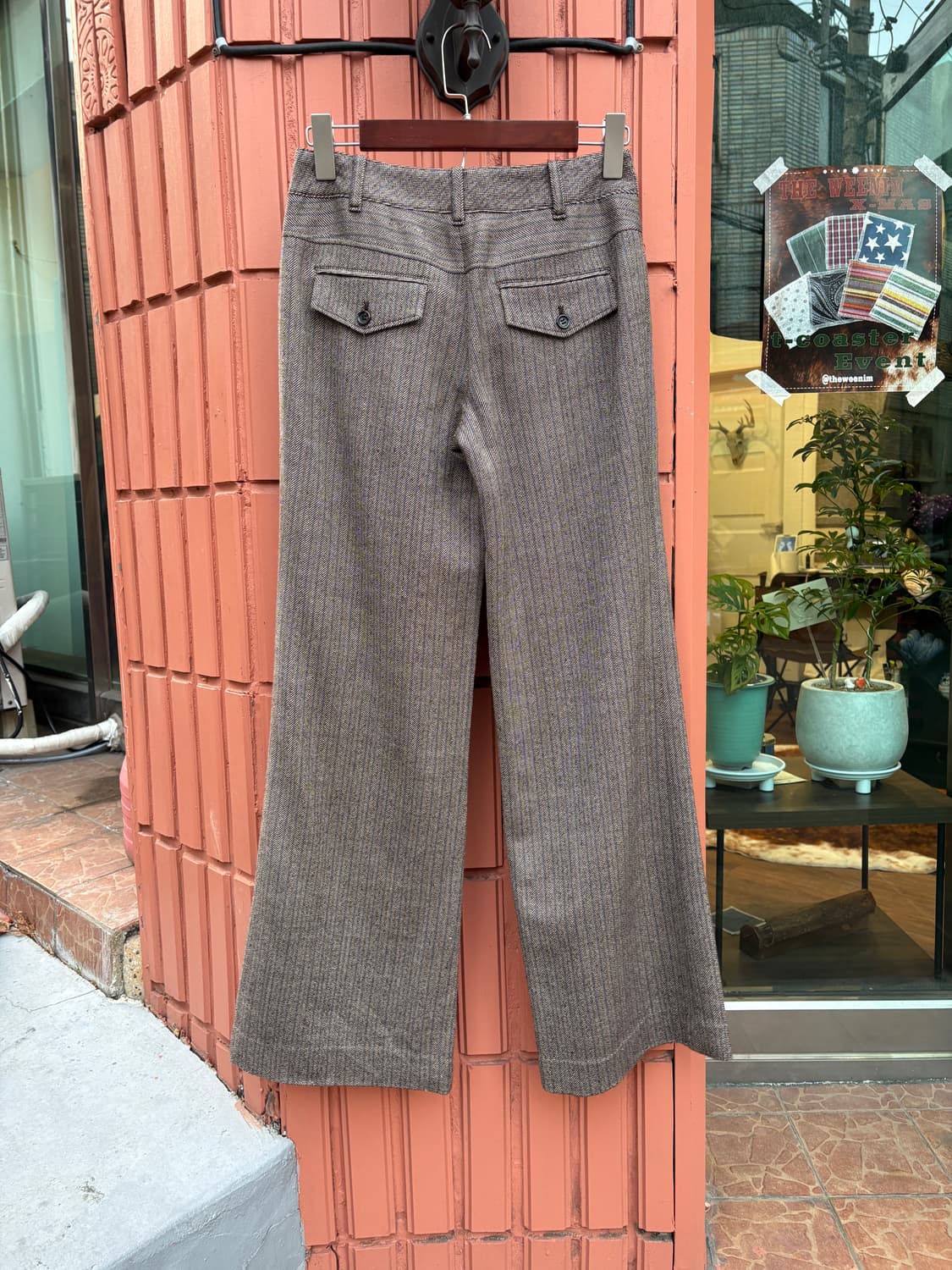 Vintage 스트라이프 팬츠 상품이미지3