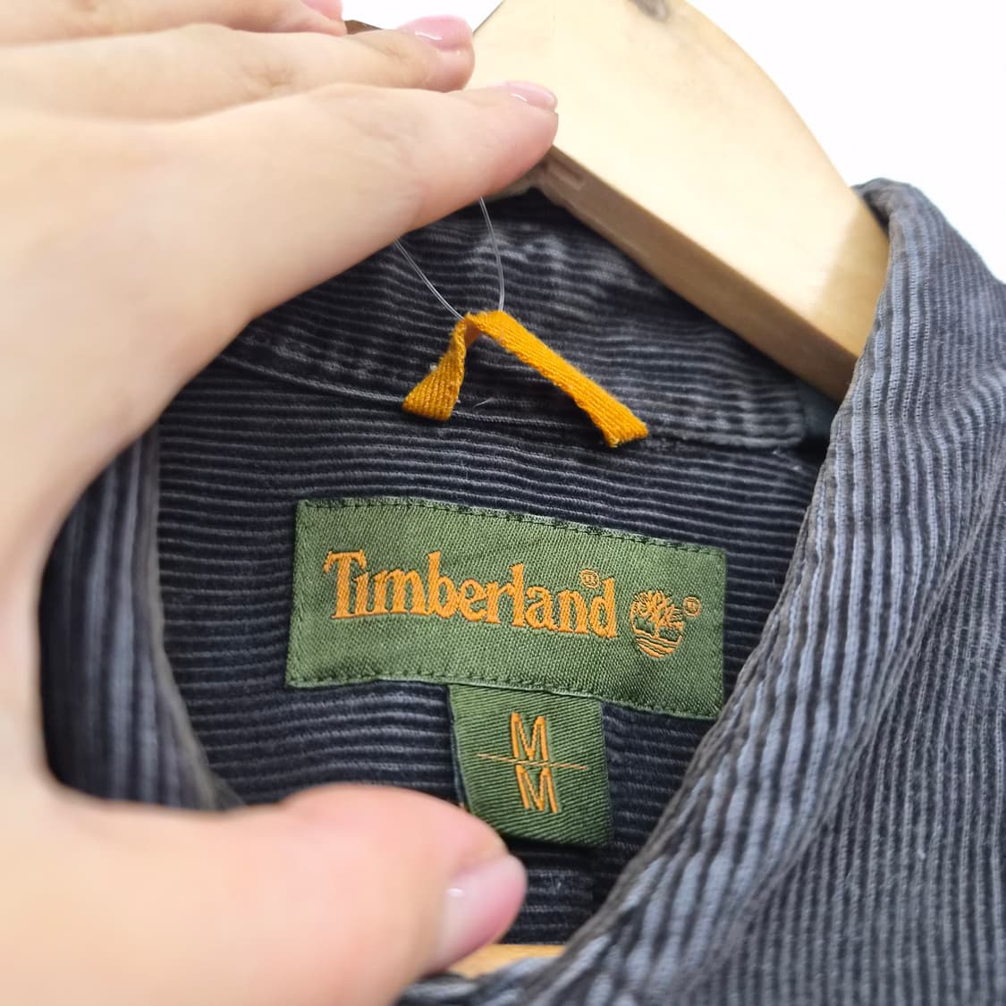 팀버랜드 블랙 코듀로이 셔츠 남성 M 상품이미지4