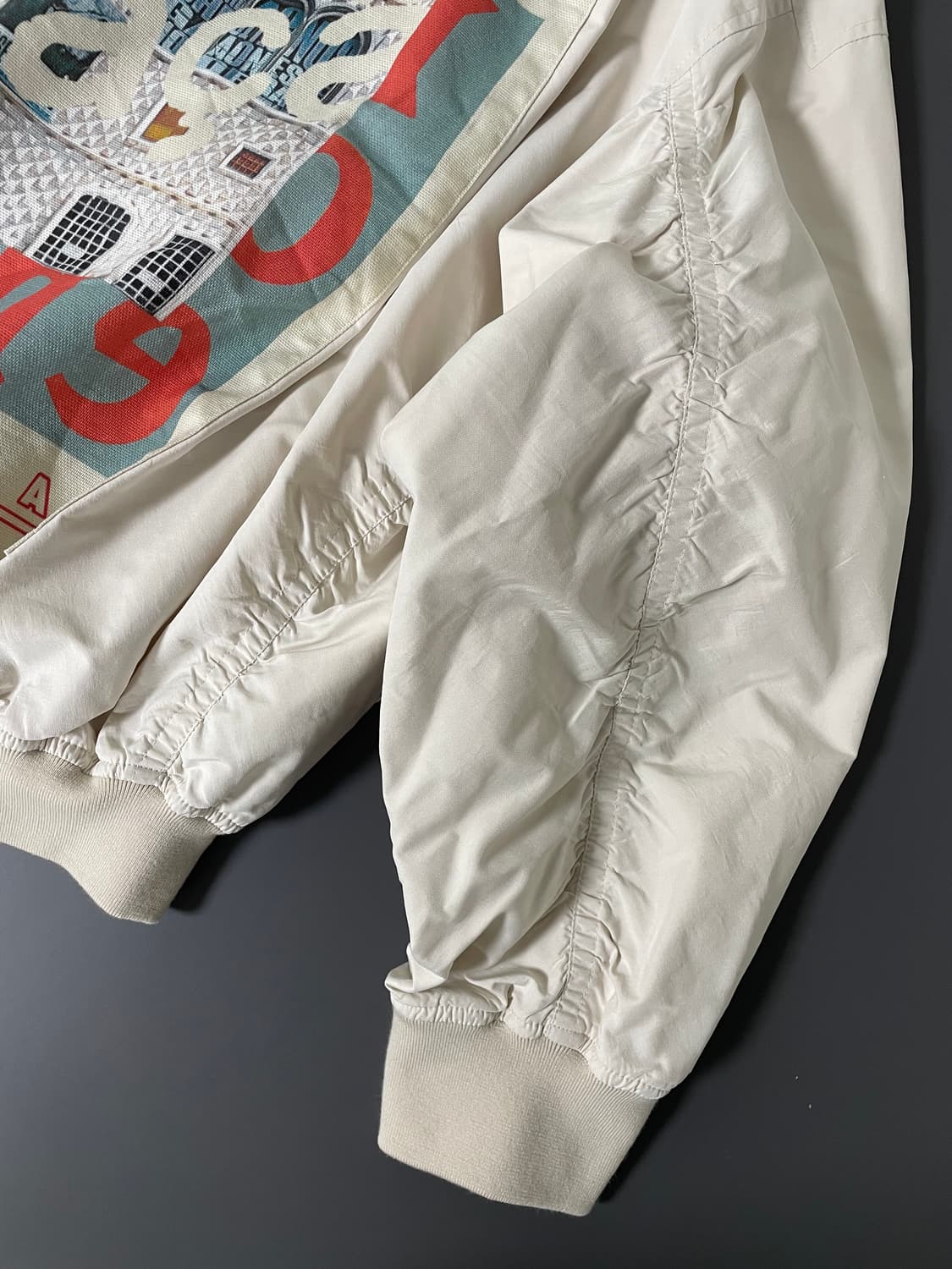 [F] 타임 AMOR 백프린팅 오버핏 MA-1 마원 항공점퍼 상품이미지6