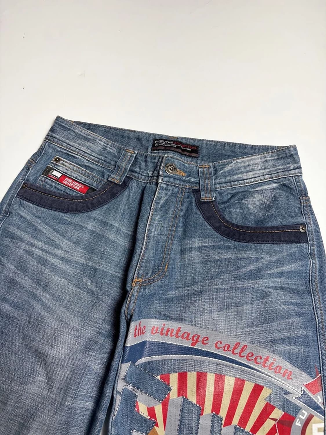 푸부 FUBU Y2K 그래픽 데님 반바지 R1117 상품이미지2