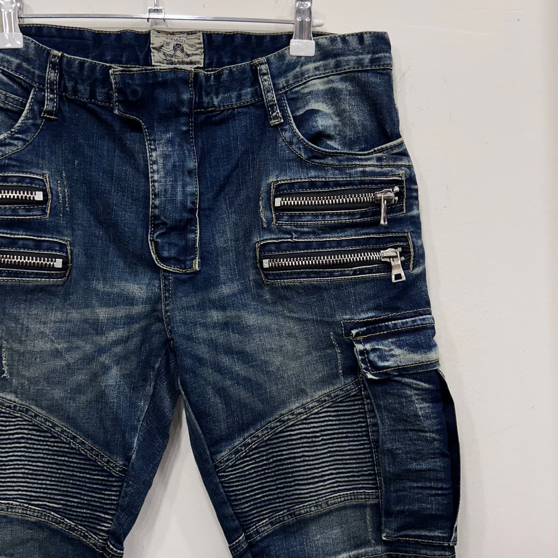 JMC JEANS 슬림핏 스판 바이커 데님팬츠 상품이미지1