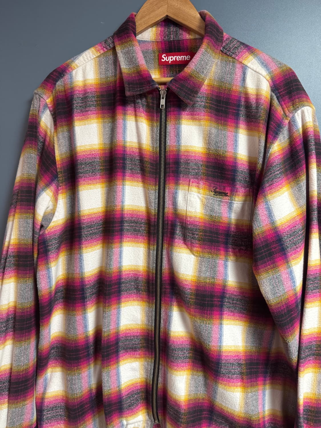 Supreme Shadow Plaid Flannel Shirt 상품이미지2