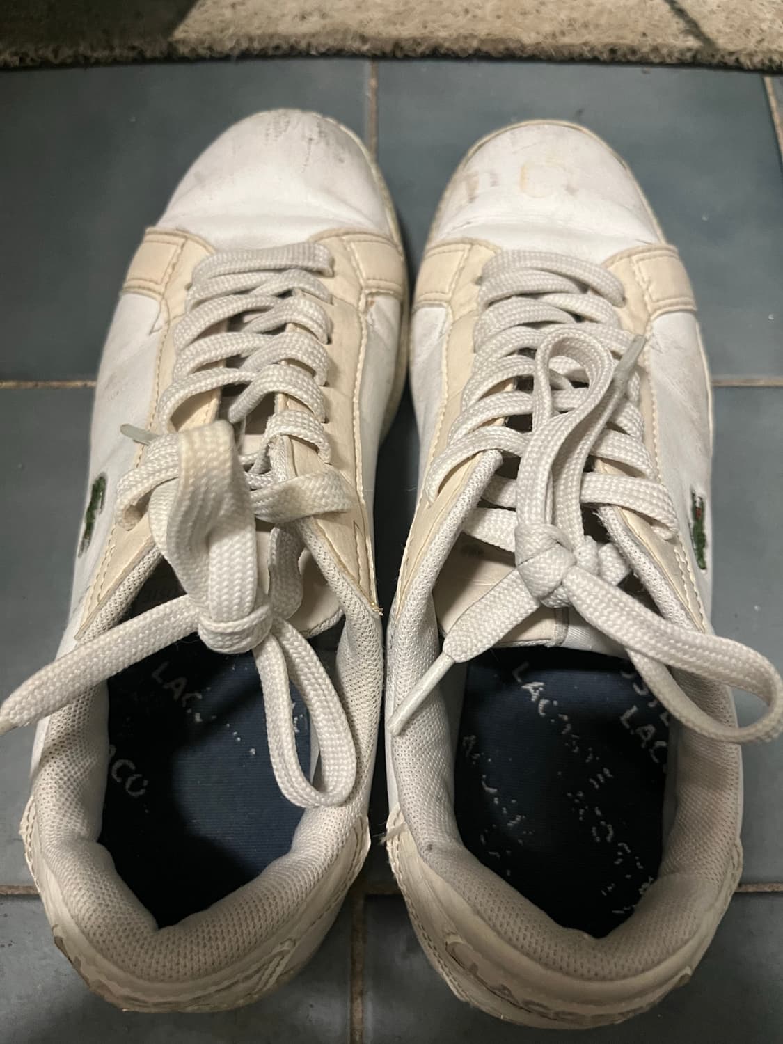 라코스테 흰색 스니커즈 상품이미지4