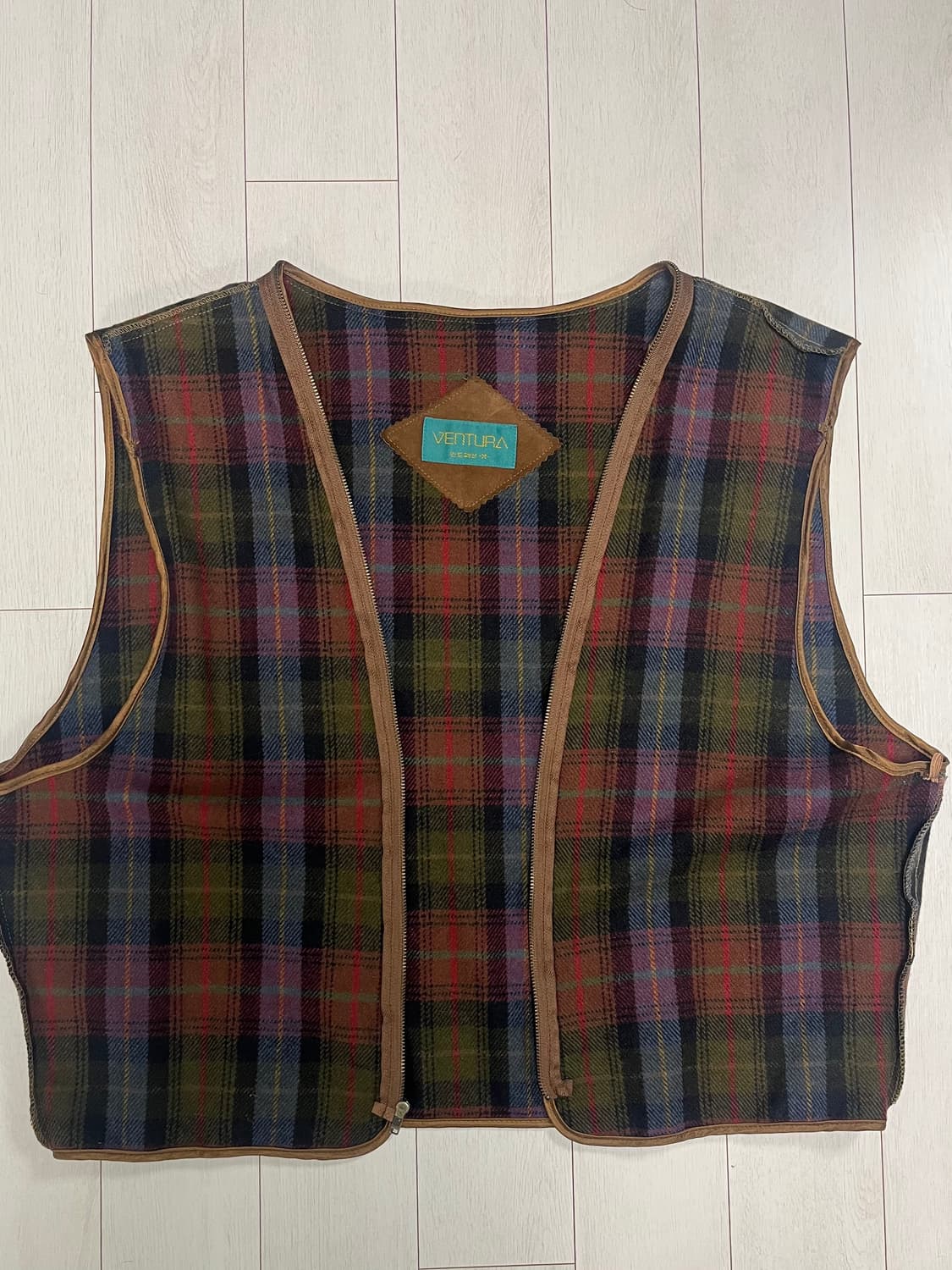 빈티지 산양 가죽 스웨이드 블루종 자켓(100~105) 상품이미지8