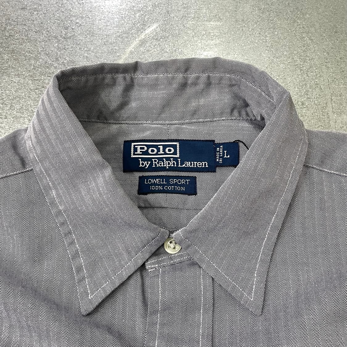 (L) POLO 폴로 랄프로렌 솔리드 셔츠 Lowell sport 상품이미지9