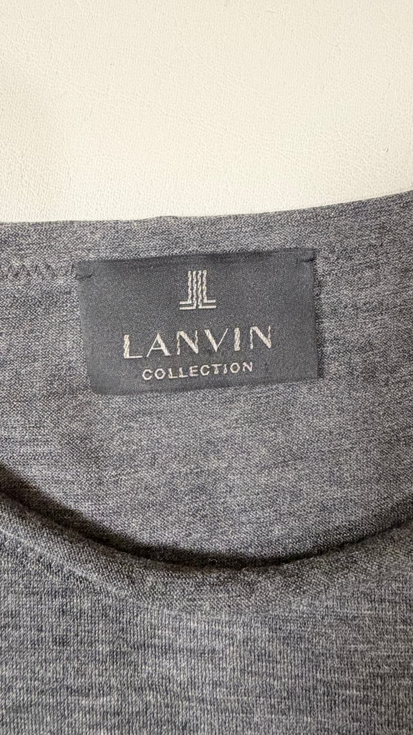 한섬 랑방 컬렉션 LANVIN 사선 슬릿 버튼 티셔츠M 구매가 38만 상품이미지6