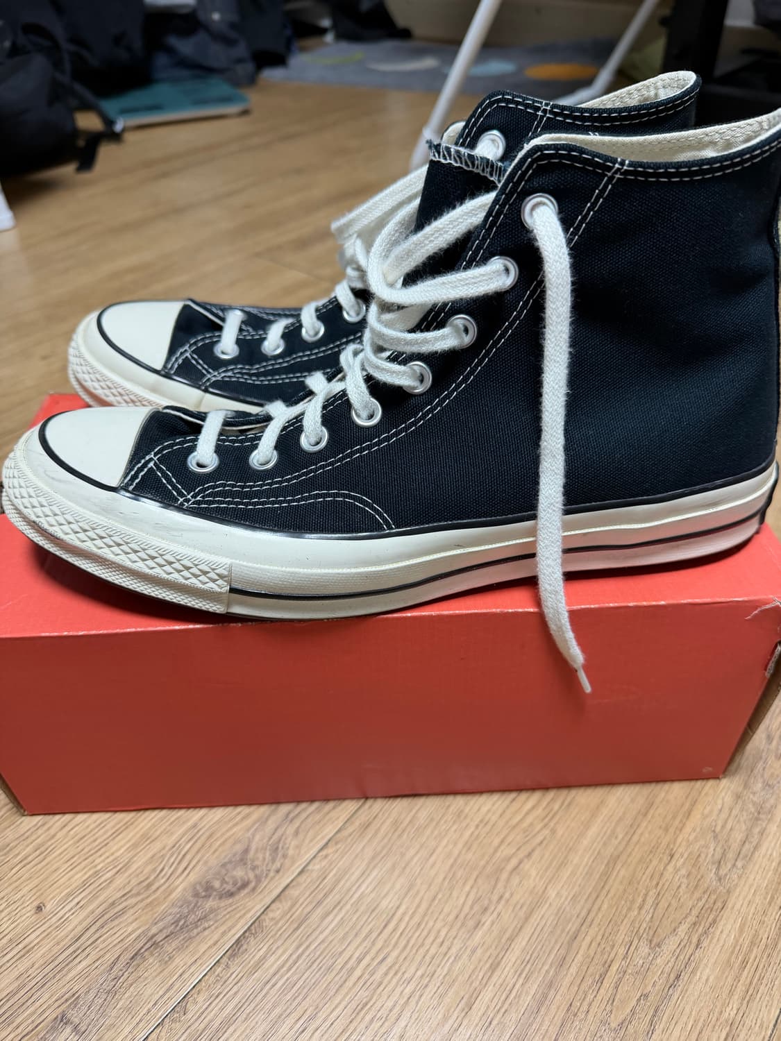 컨버스 척70 하이 블랙 280 상품이미지5