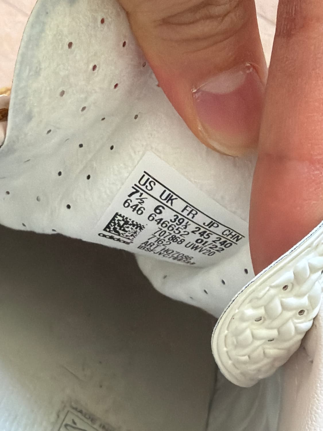 구찌 아디다스 가젤 콜라보 UK6 245 상품이미지7