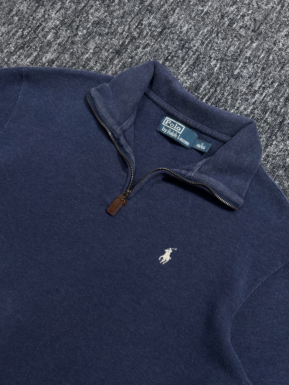 폴로 네이비 코튼 하프집업 상품이미지4