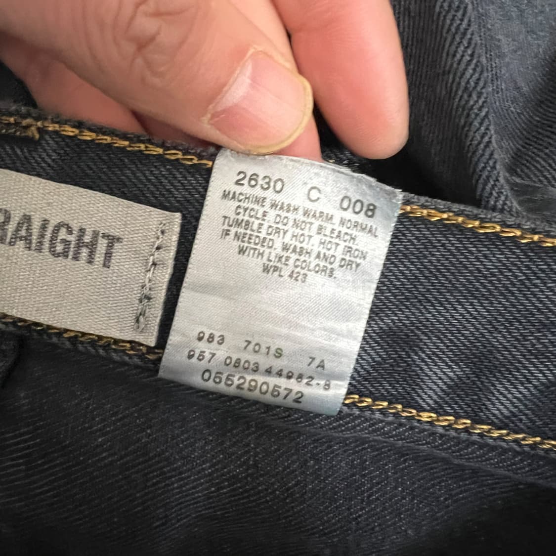 00s 리바이스 529 로우 라이즈 스트레이트 데님 팬츠 32 상품이미지6