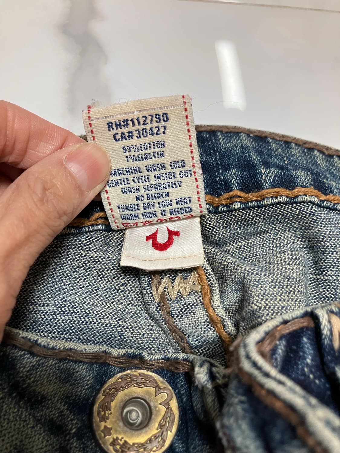 Big T 빈티지 빅티 미듐워시 로우라이즈 부츠컷 트루릴리젼 상품이미지9