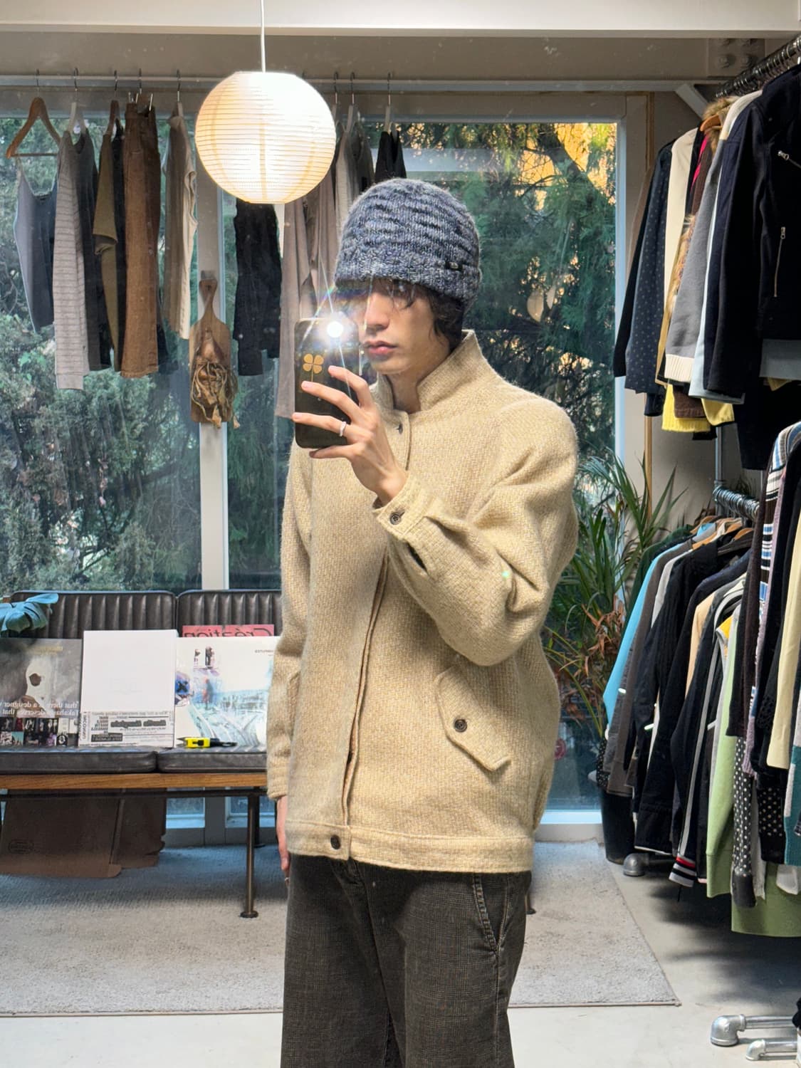 Silk road 베이지 울자켓 상품이미지4