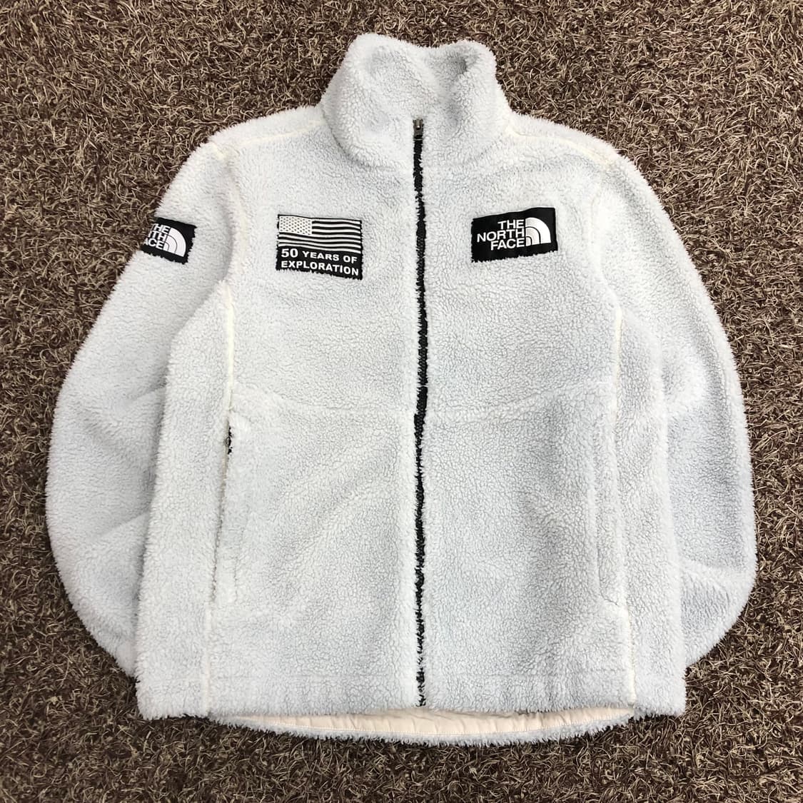 노스페이스 50주년 연하늘 플리스 집업 후리스 자켓 상품이미지1