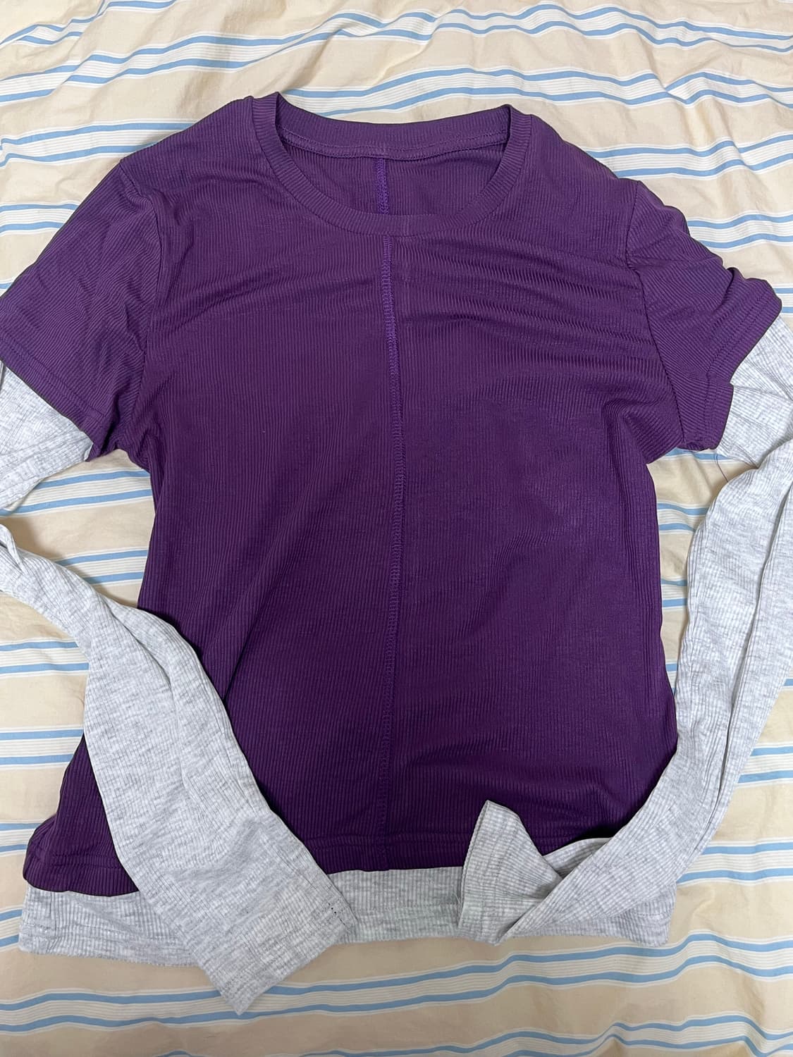 레이어드 티셔츠 레이어드티 상품이미지1