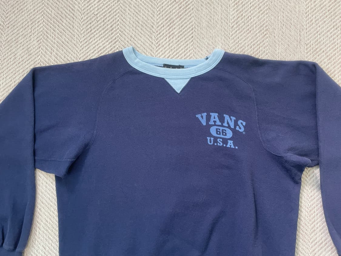 9~00s 올드 van 반스 거셋 스웻셔츠 J03942 상품이미지2