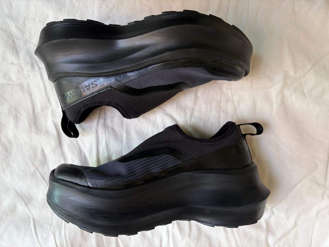 살로몬 x 꼼데가르송 슬립온 플랫폼 블랙  CDG x SALOMON Sl 상품이미지3
