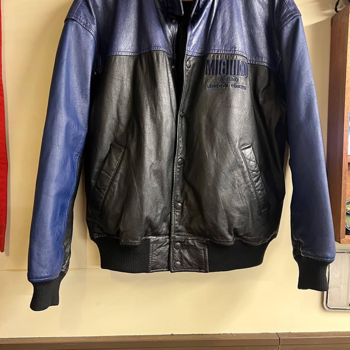 MICHIKO LONDON KOSHINO Leather Stadium 상품이미지3