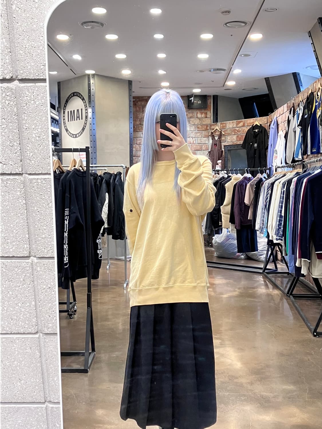 스톤아일랜드 스웻 셔츠 옐로우 XL   #csz4157  상품이미지2