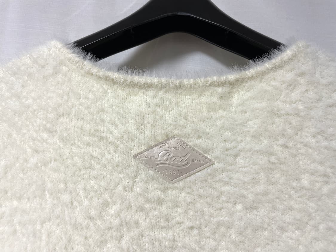 (새상품) 배드블러드 여성 헤어리 니트 베스트 조끼 _ 아이보리 상품이미지5