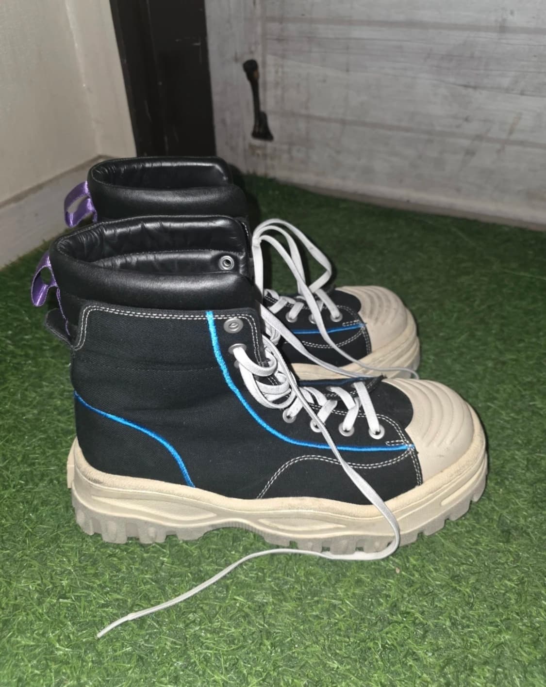 이티스 아키라 하이탑 스니커즈 블랙 280 상품이미지6