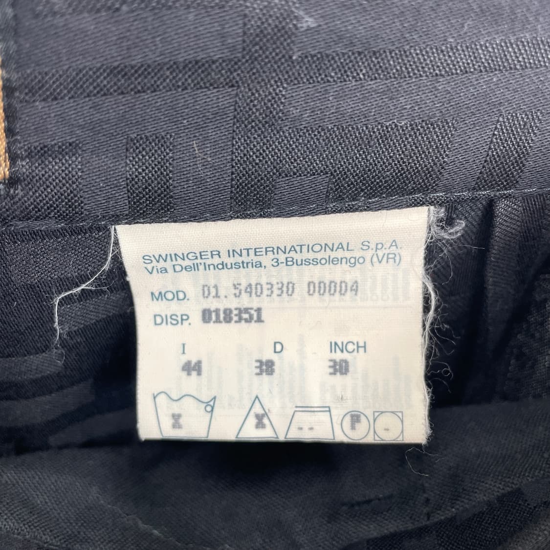 펜디 FF 주카 블랙 와이드 린넨 바지 팬츠 상품이미지8