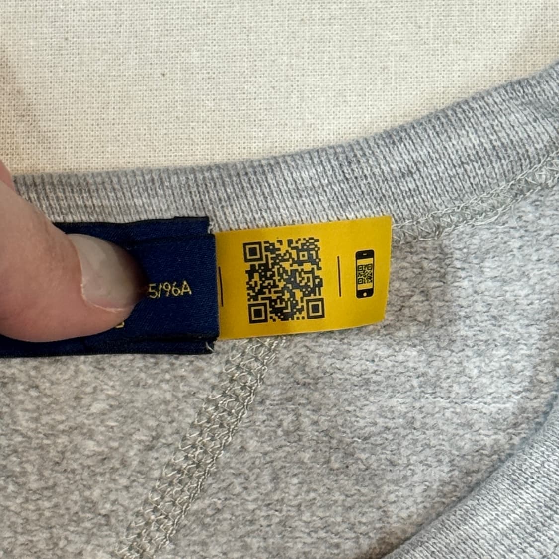 M) 폴로 랄프로렌 플리스 스웨트셔츠 앤도버 헤더 신형 큐알탭 상품이미지7