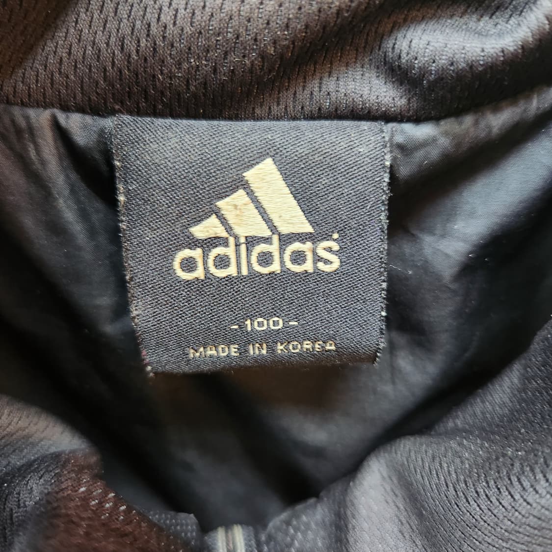 아디다스 오리지널 로고 삼선 스트링 후드 바람막이100(L) 상품이미지6