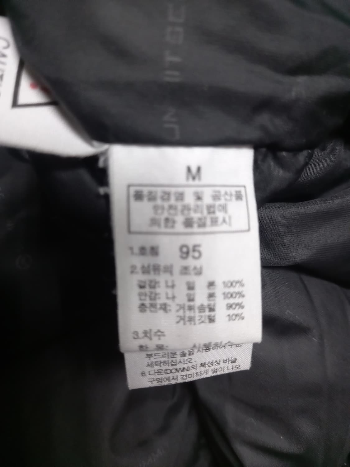 노스페이스 로체 구스패딩      95(실용95~100) 상품이미지5