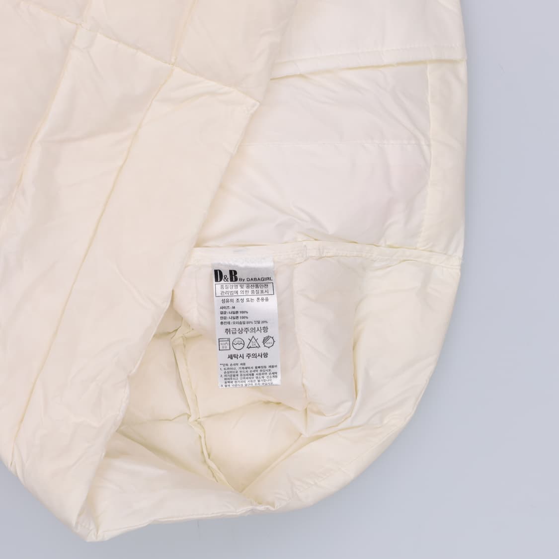 M 빈티지 여성 경량패딩 조끼 0410H1 상품이미지4