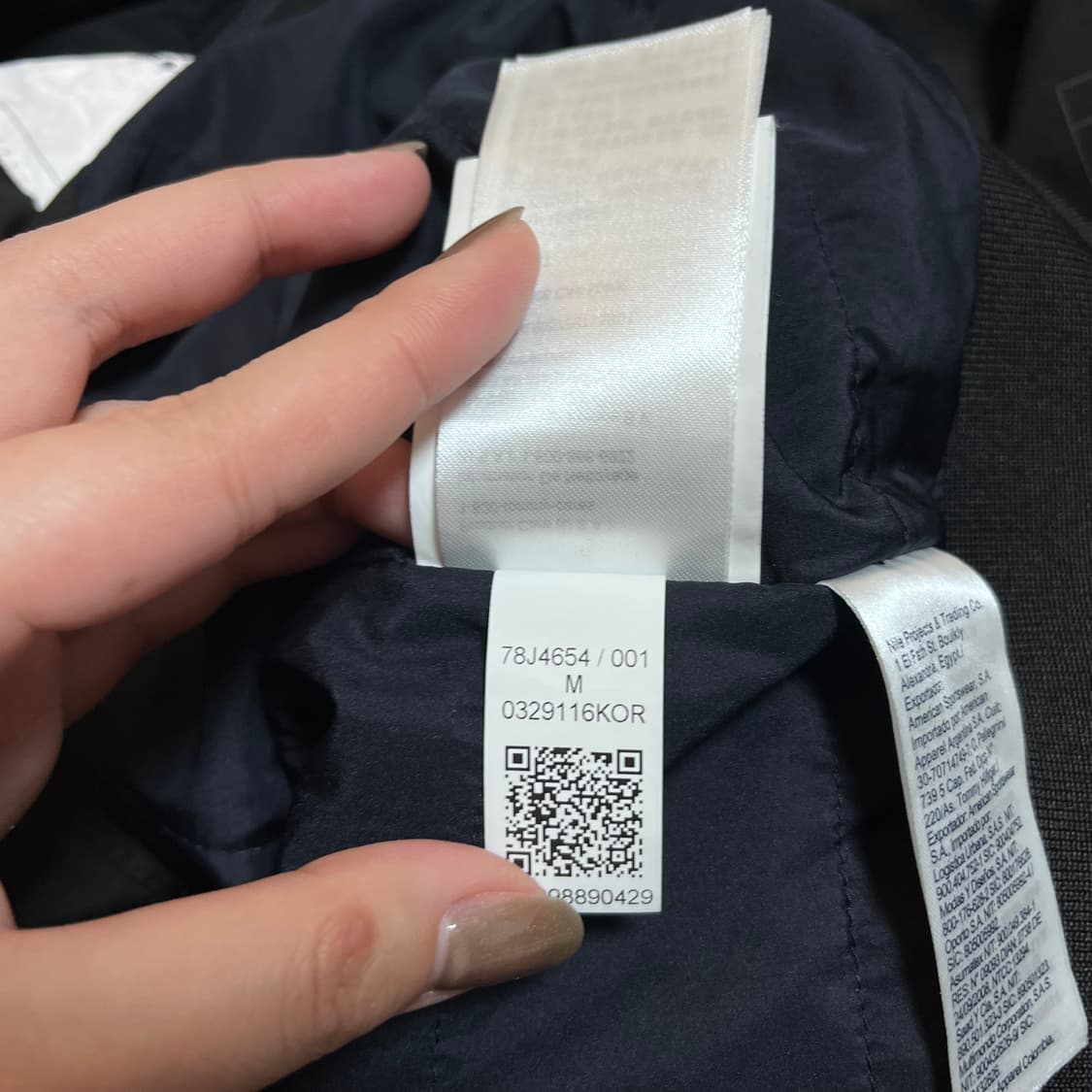 [정품] 타미 블랙 블루종 [ M ] 상품이미지5