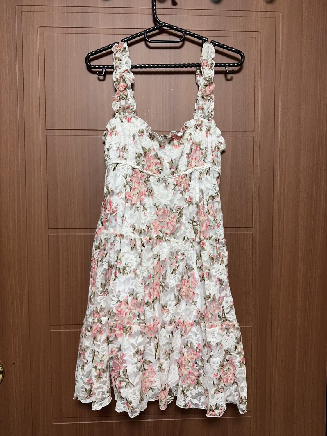 리즈리사 일본 빈티지 모리걸 페어리 히메갸루 플로럴 레이스 원피스 상품이미지1