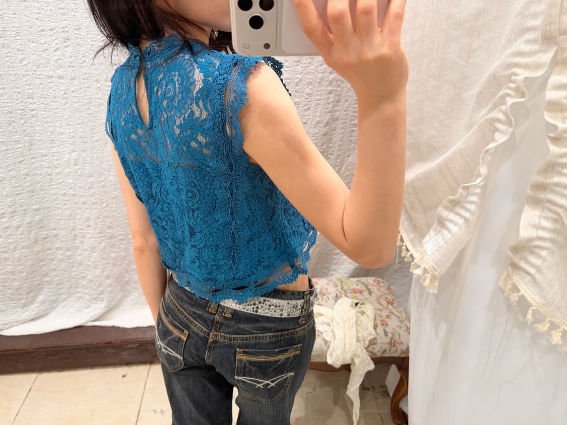 blue crush lace top 상품이미지3