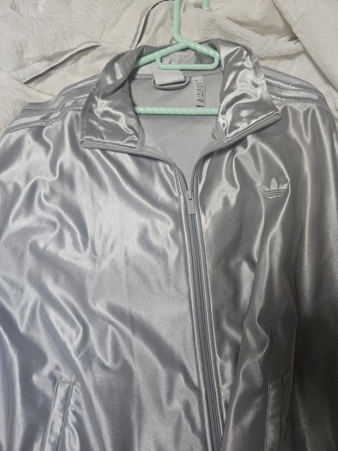 아디다스 파이어버드 트랙탑 실버 상품이미지3