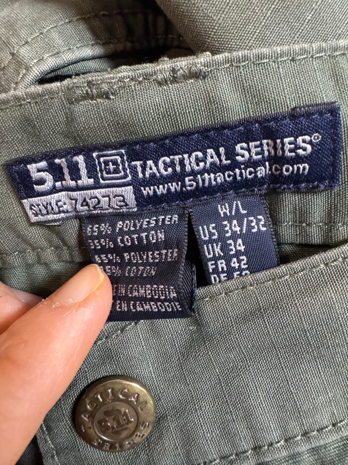 5.11택티컬 립스탑 카고 팬츠 상품이미지6