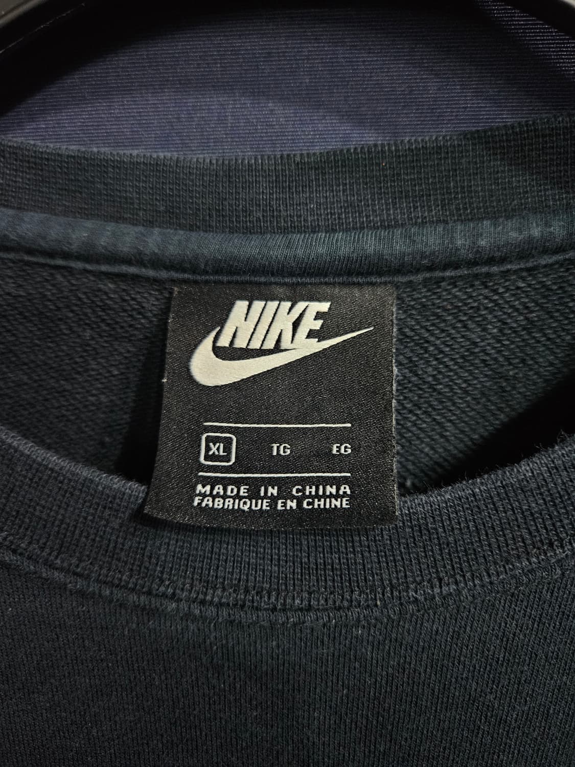 나이키 자수 블랙차콜 남성 105 맨투맨  상품이미지3