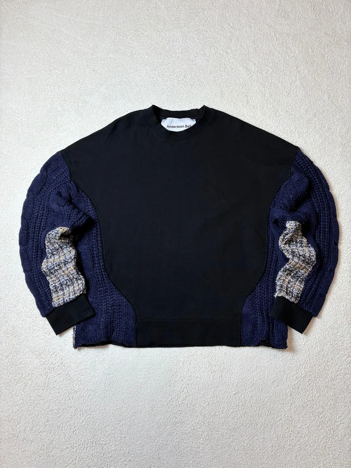 앤더슨벨 패브릭 콘트라스트 앤트워프 스웻 맨투맨 PN6402    상품이미지1