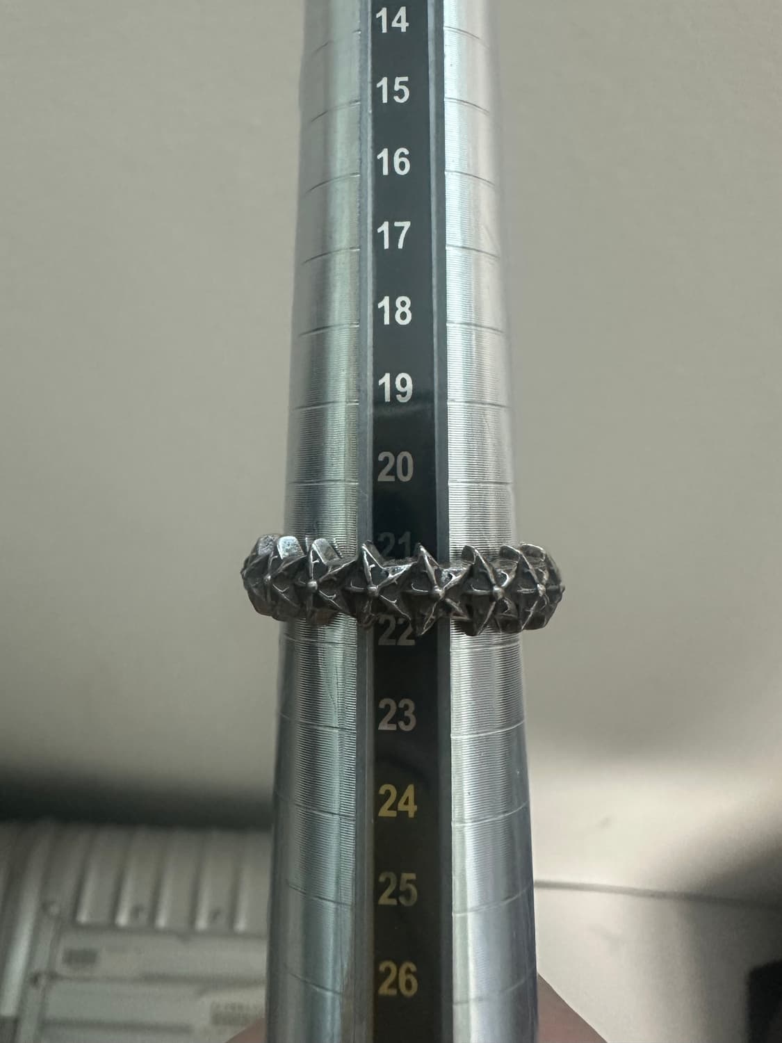 크롬하츠 5포인트 스타밴드링 21호 상품이미지1