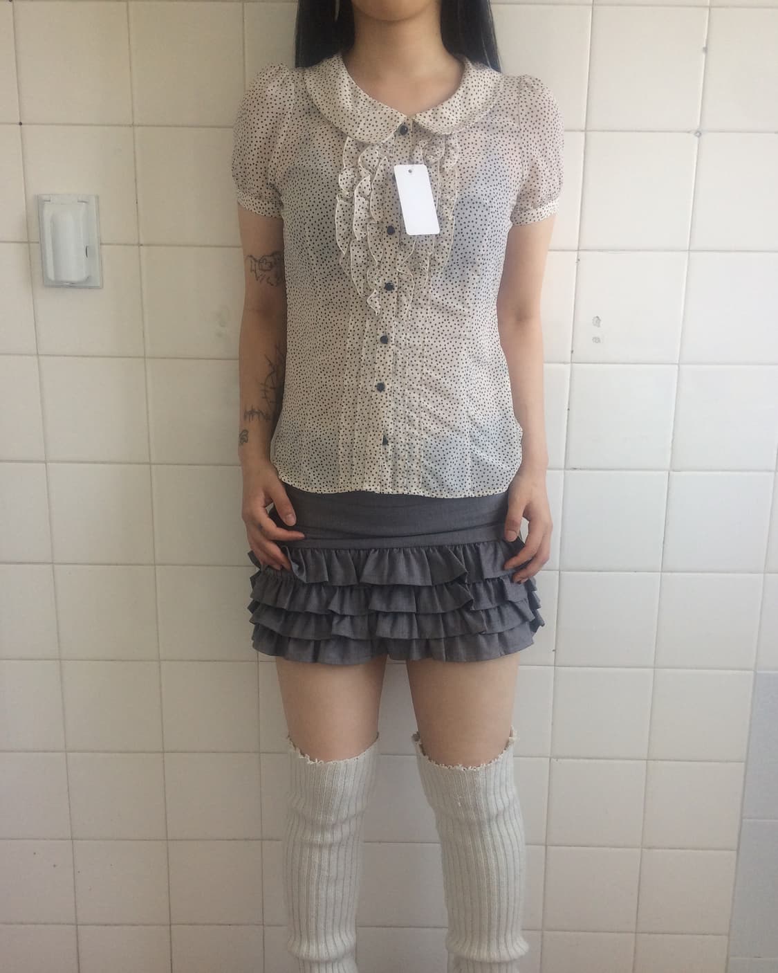 Frill point mini skirt 상품이미지3
