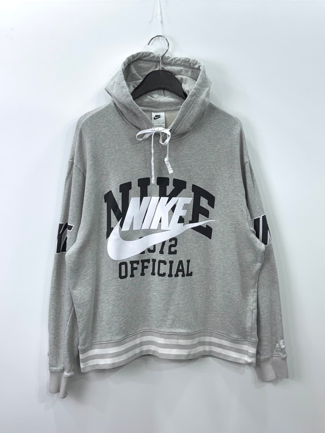 나이키 프렌치 테리 후드 그레이 XL 상품이미지1