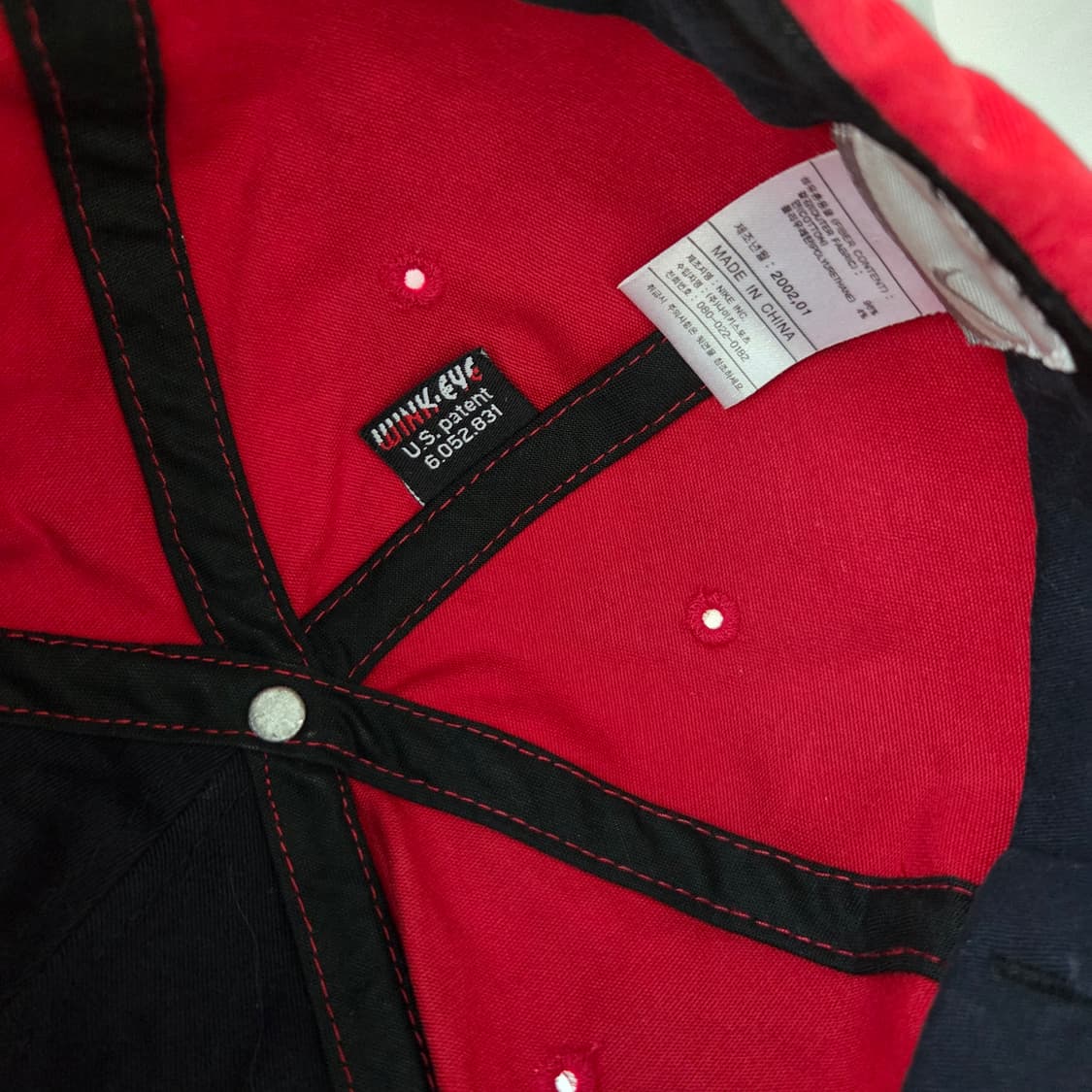 00s 올드 나이키 pro classic est.1971 스우시 레드 캡 상품이미지4