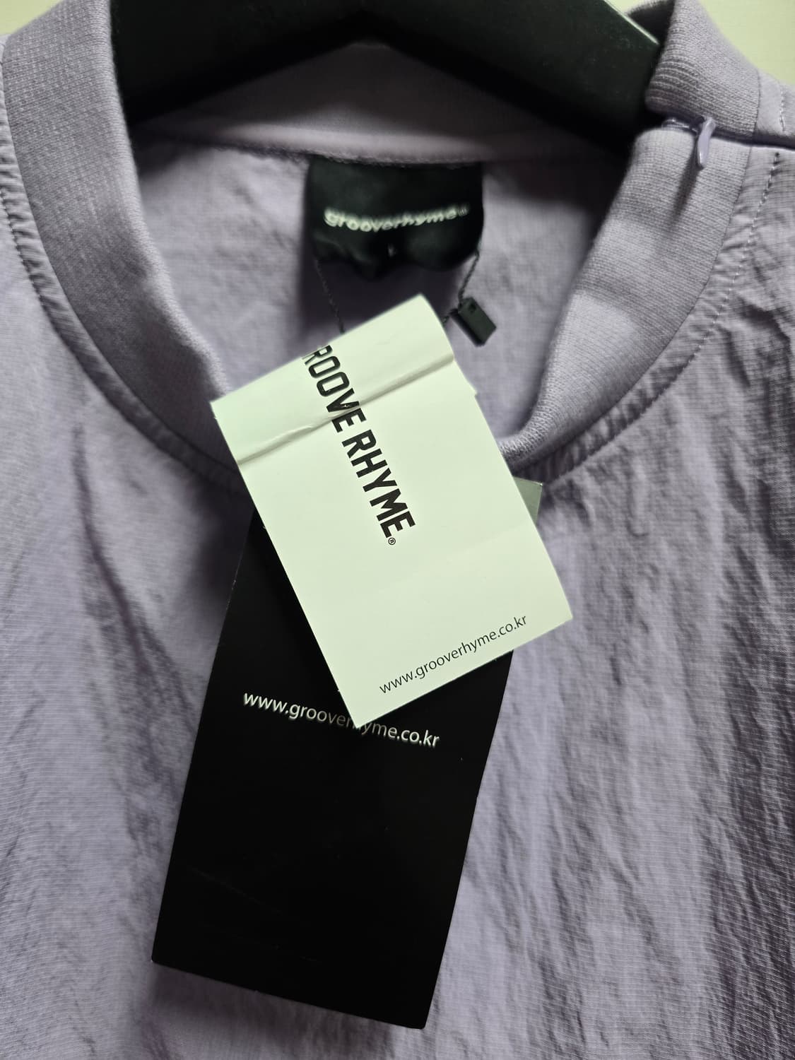 새상품)그루브라임 라벤더 아노락 바람막이 L 상품이미지2